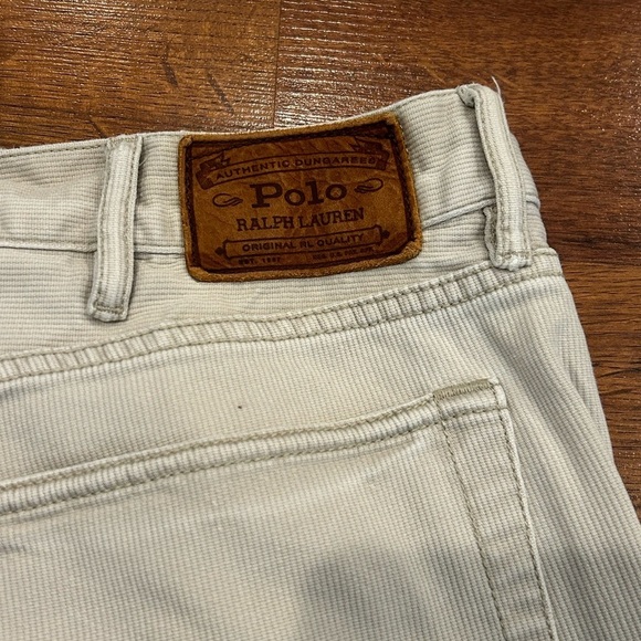 Polo by Ralph Lauren Pants Mens 38x32 Corduroy Straight Leg Flat Front - Picture 9 of 11